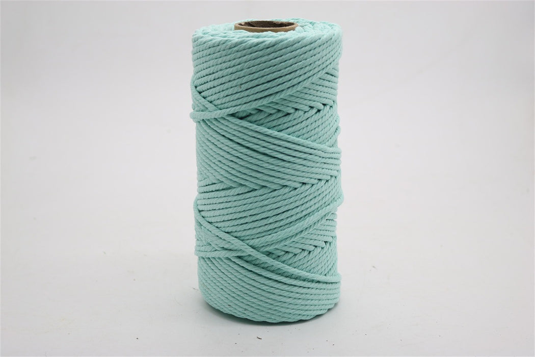 100% Natural Macrame Cotton Cord,4mm*100M Twine String Cord